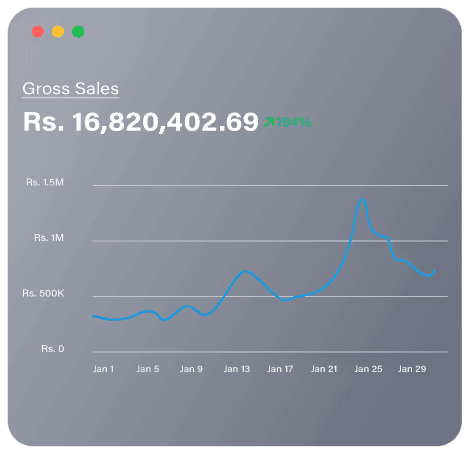 Digital Marketing & Web Development Services - Gross Sales
